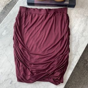 H&M ruched skirt